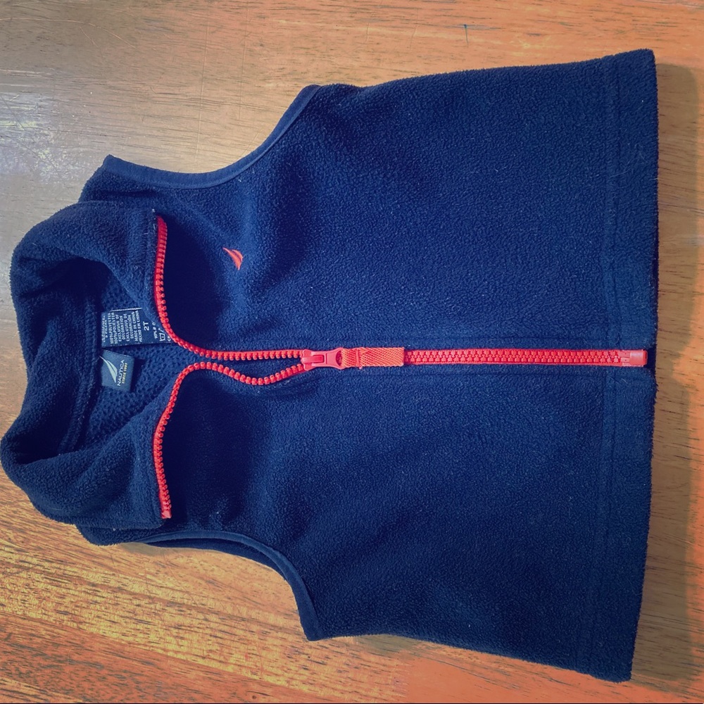 Nautica navy fleece vest